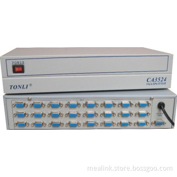 1X24 VGA Splitter/24 Port VGA Splitter 350MHz (CA0124)